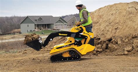 small walk behind skid steer|stand behind front end loader.